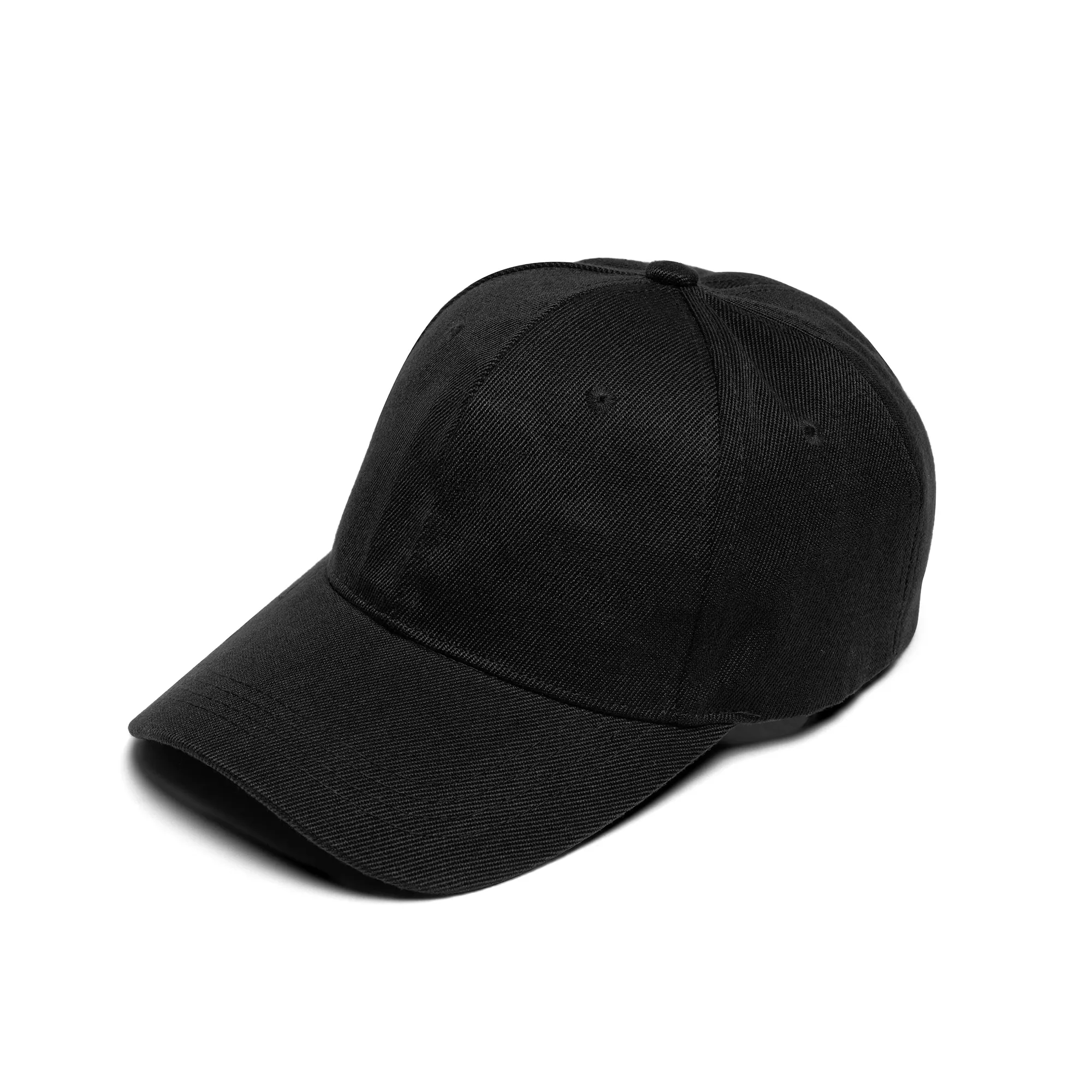 Promo Poly-Cotton 6 Panel Velcro Strap Baseball Cap 2