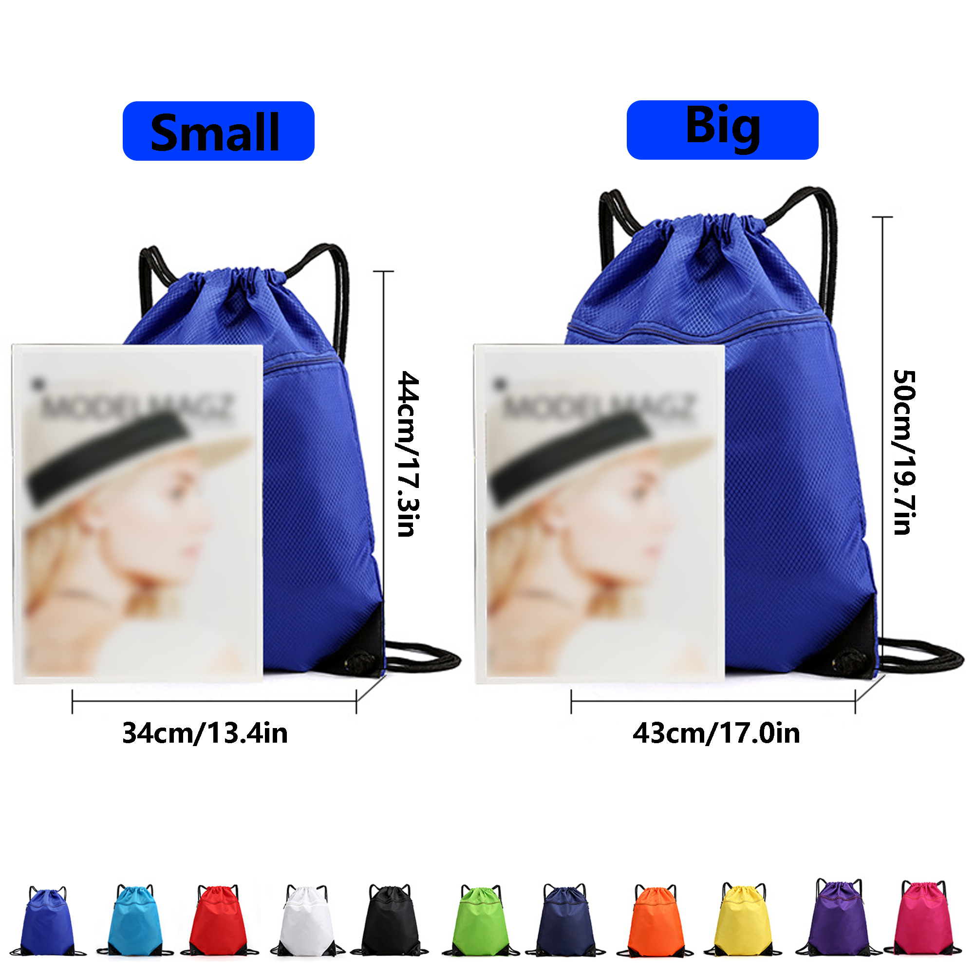 Waterproof Drawstring Backpack for Sports & Travel 5