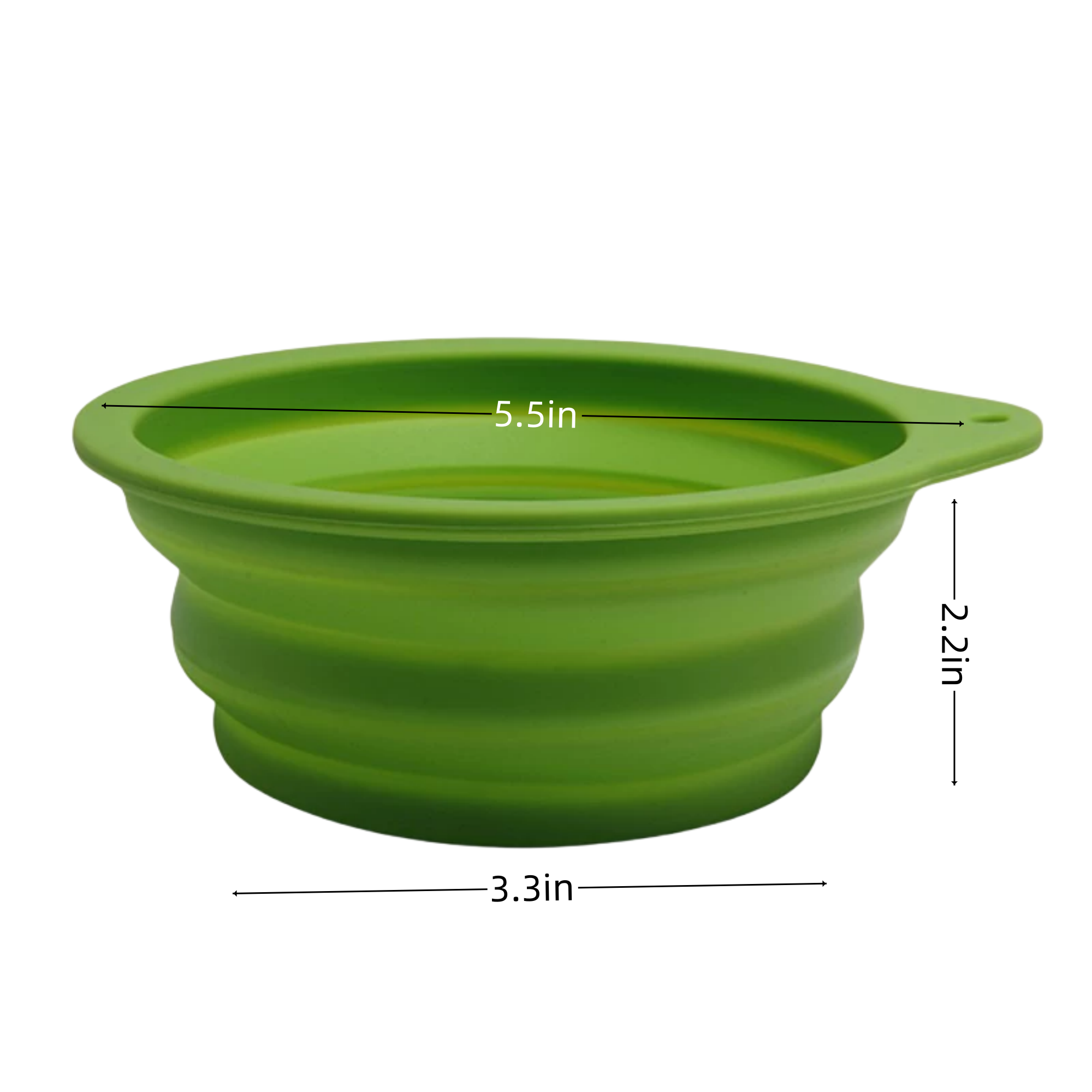 Soft Foldable Silicone Dog Bowl 3