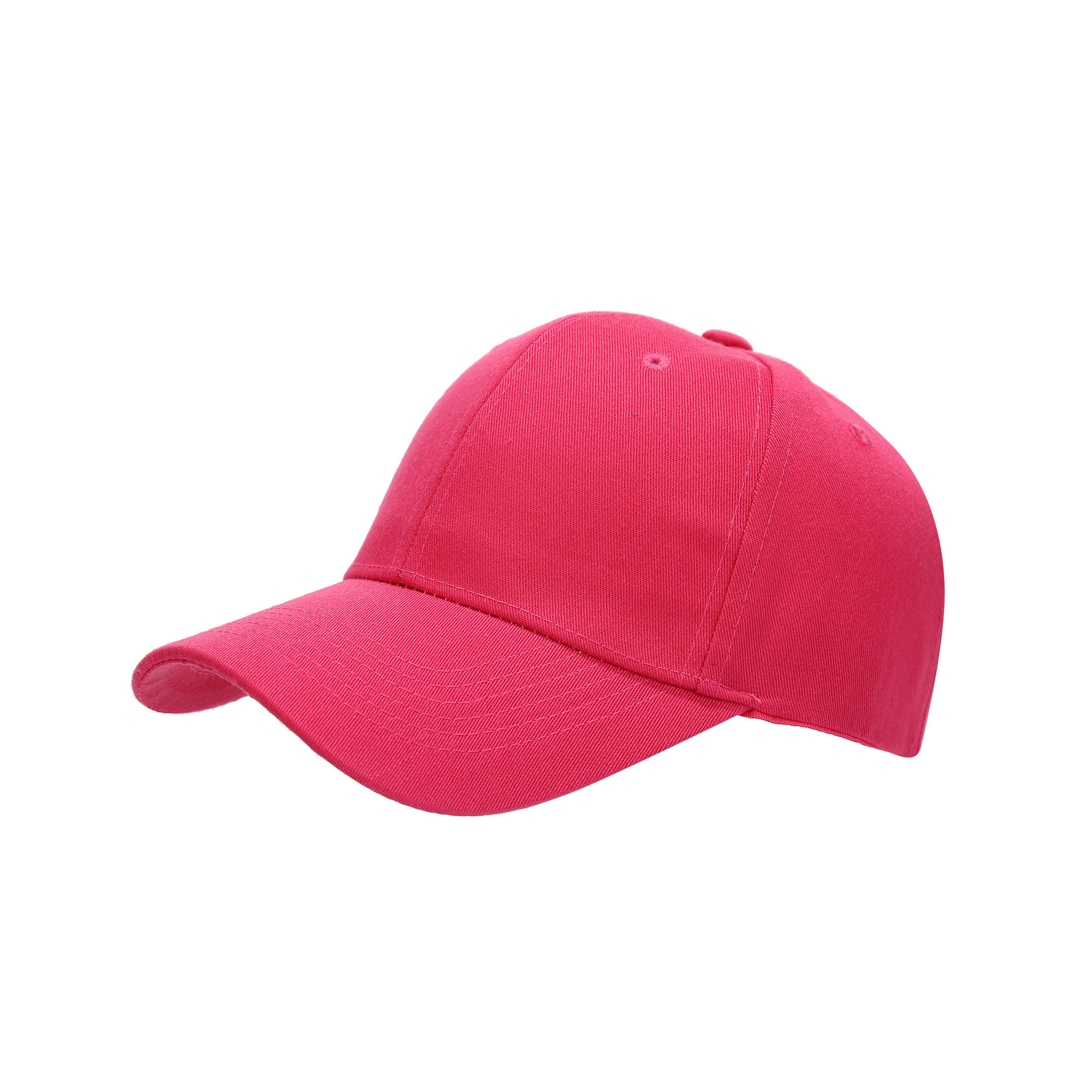 Structured Cotton Adjustable 6 Panel Baseball Cap 11