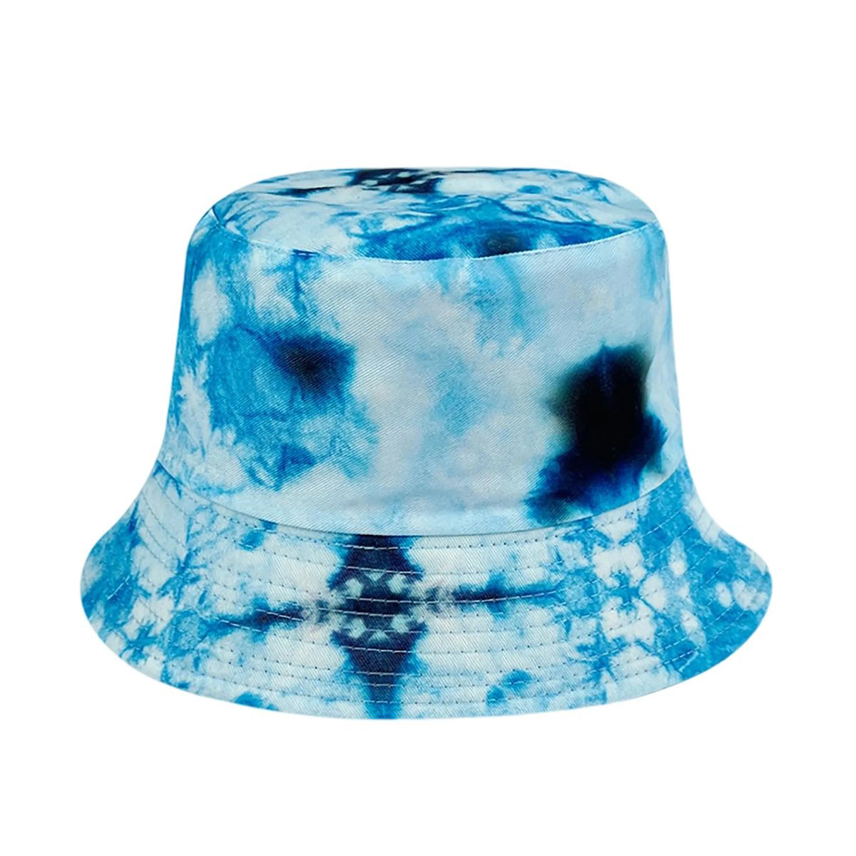 Plastic Tie Dye Hat with Foldable Double Sided Design 21