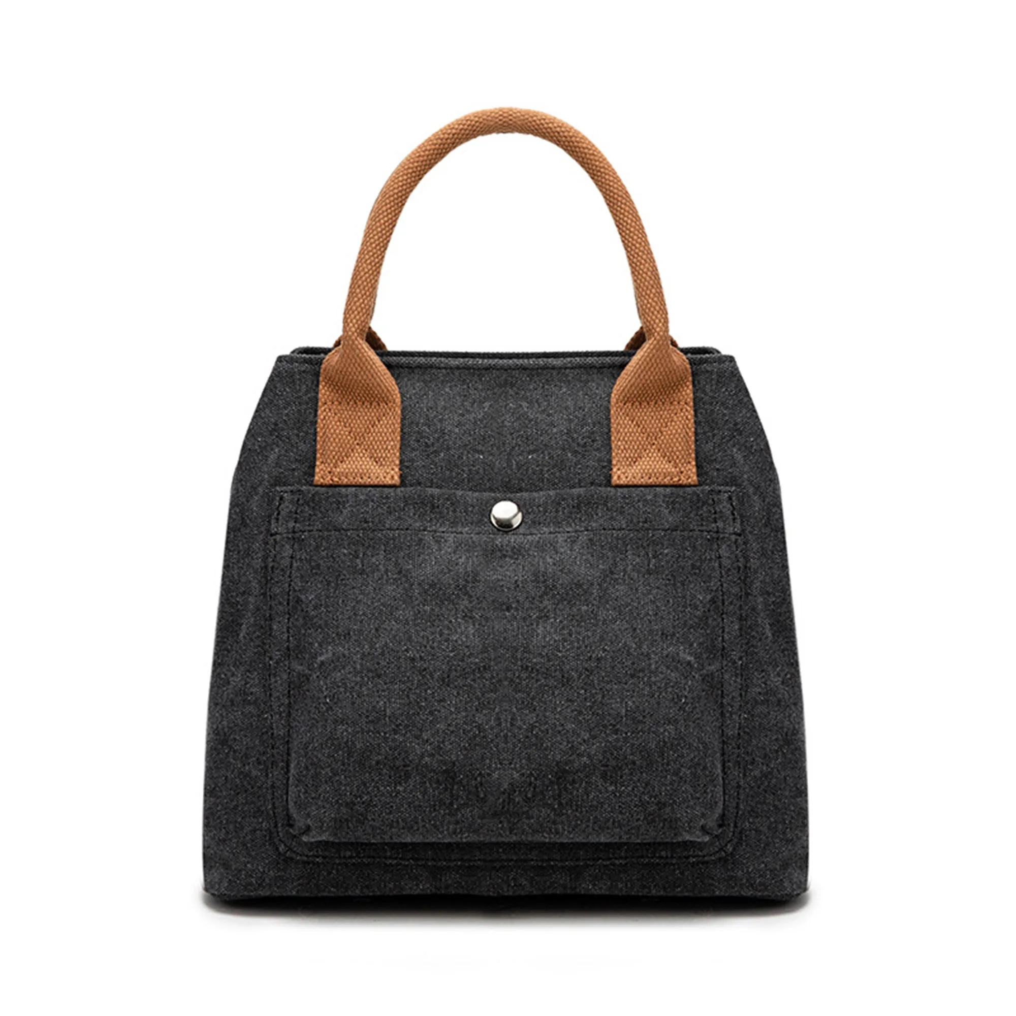 Full Color Stylish Canvas Tote Women's Cotton Handbag, custom tote bag with logo imprint 10