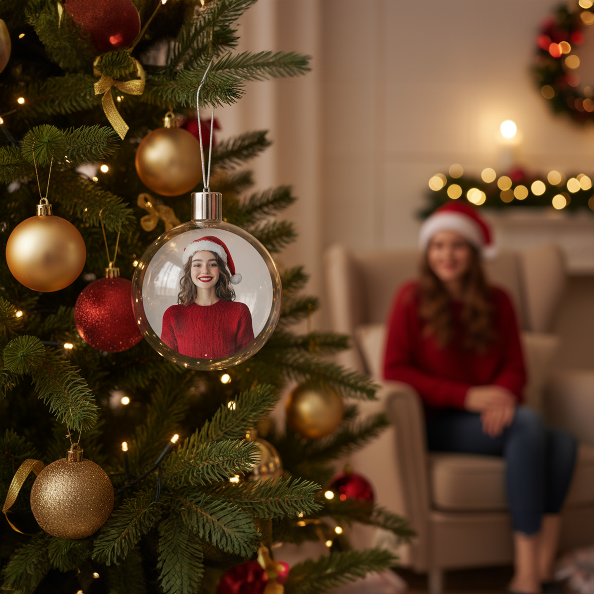 Custom Christmas Bauble Ornaments – Personalized Photo Keepsakes for Holiday Gifting 4