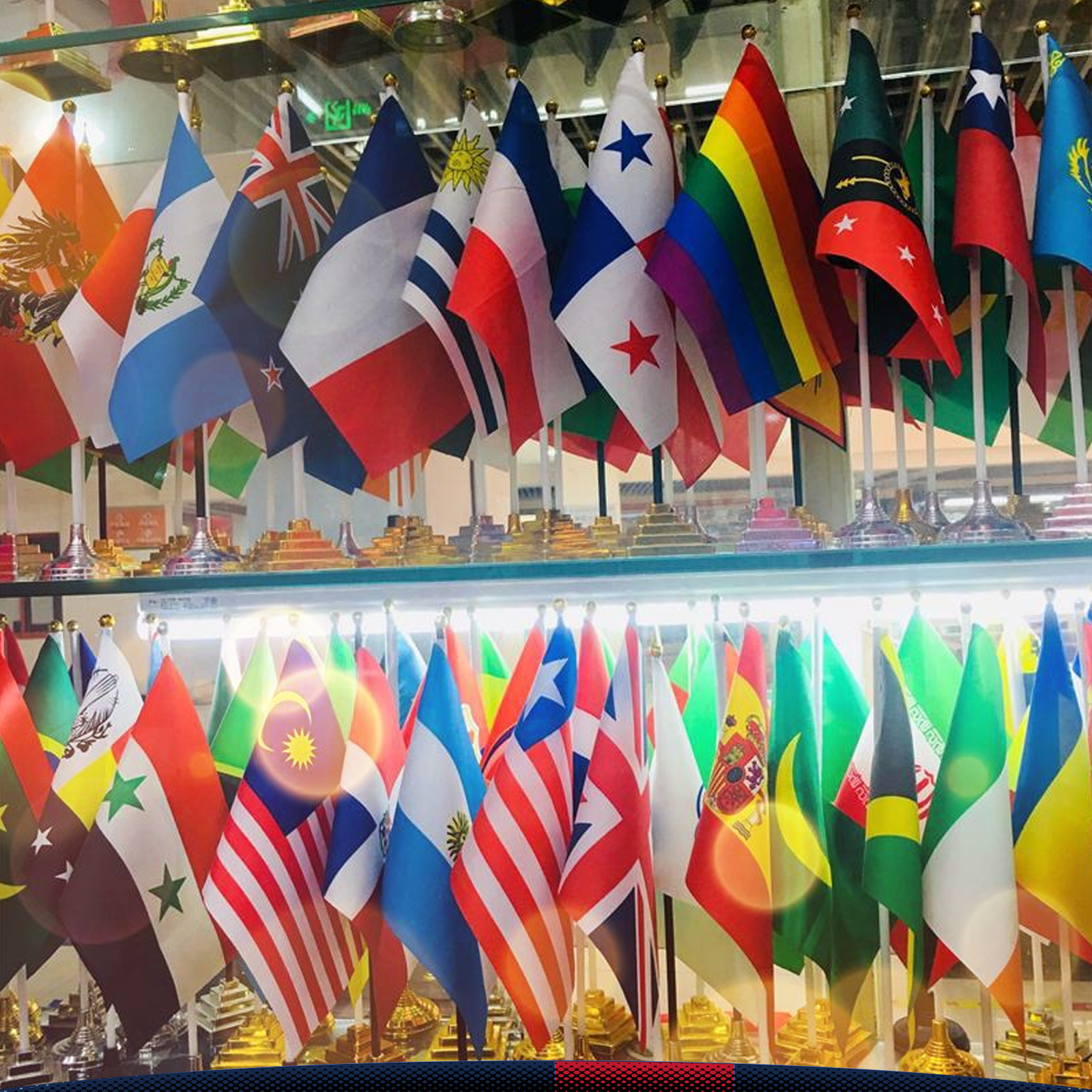 International World Stick Flag 5