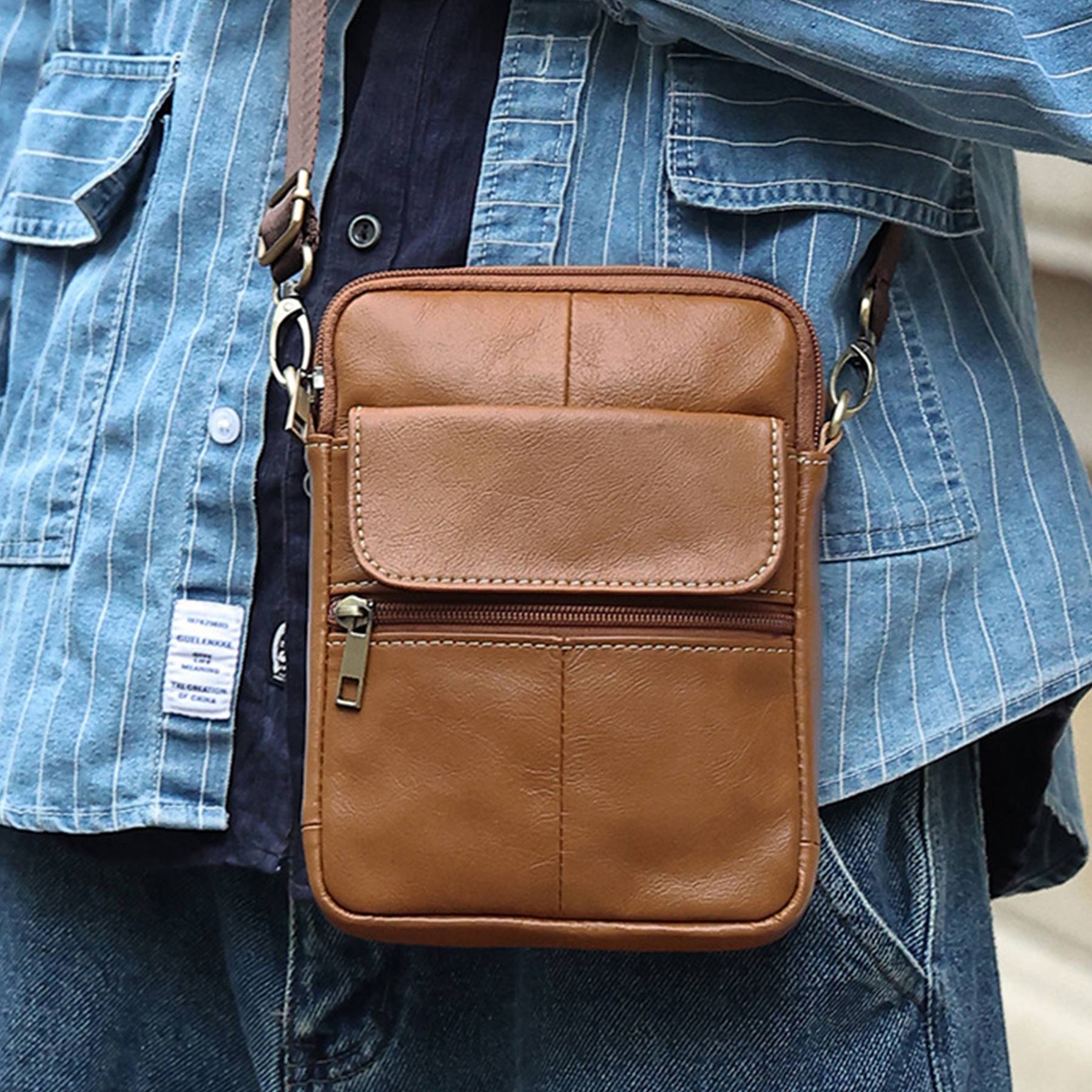 Man Purse Crossbody Bags for Work Business 6