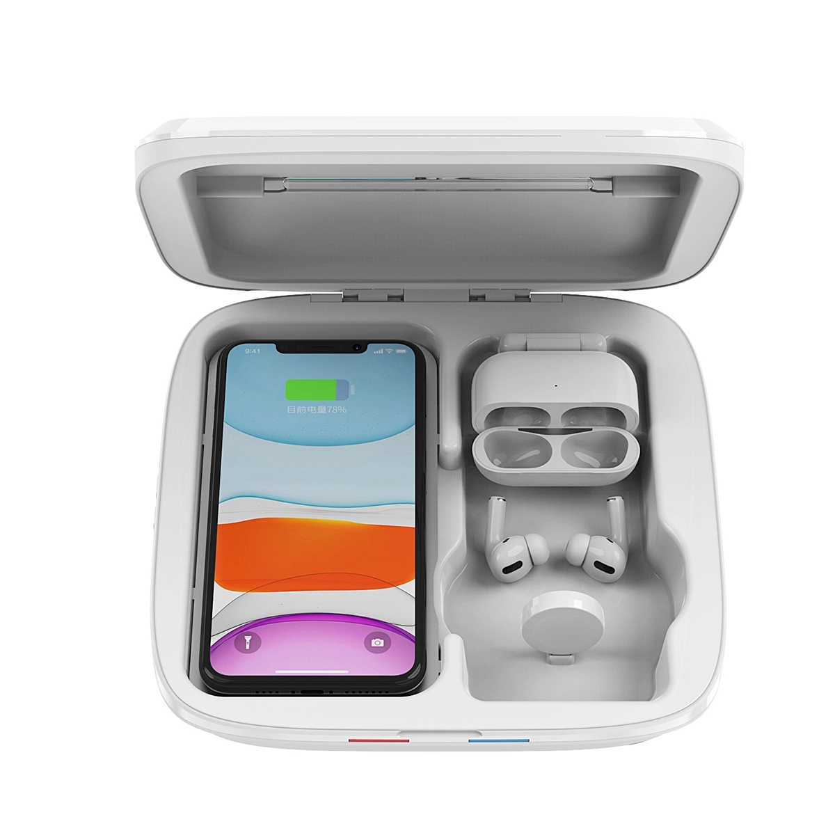 Electronics Qi Wireless Charger and UV Sanitizer 1
