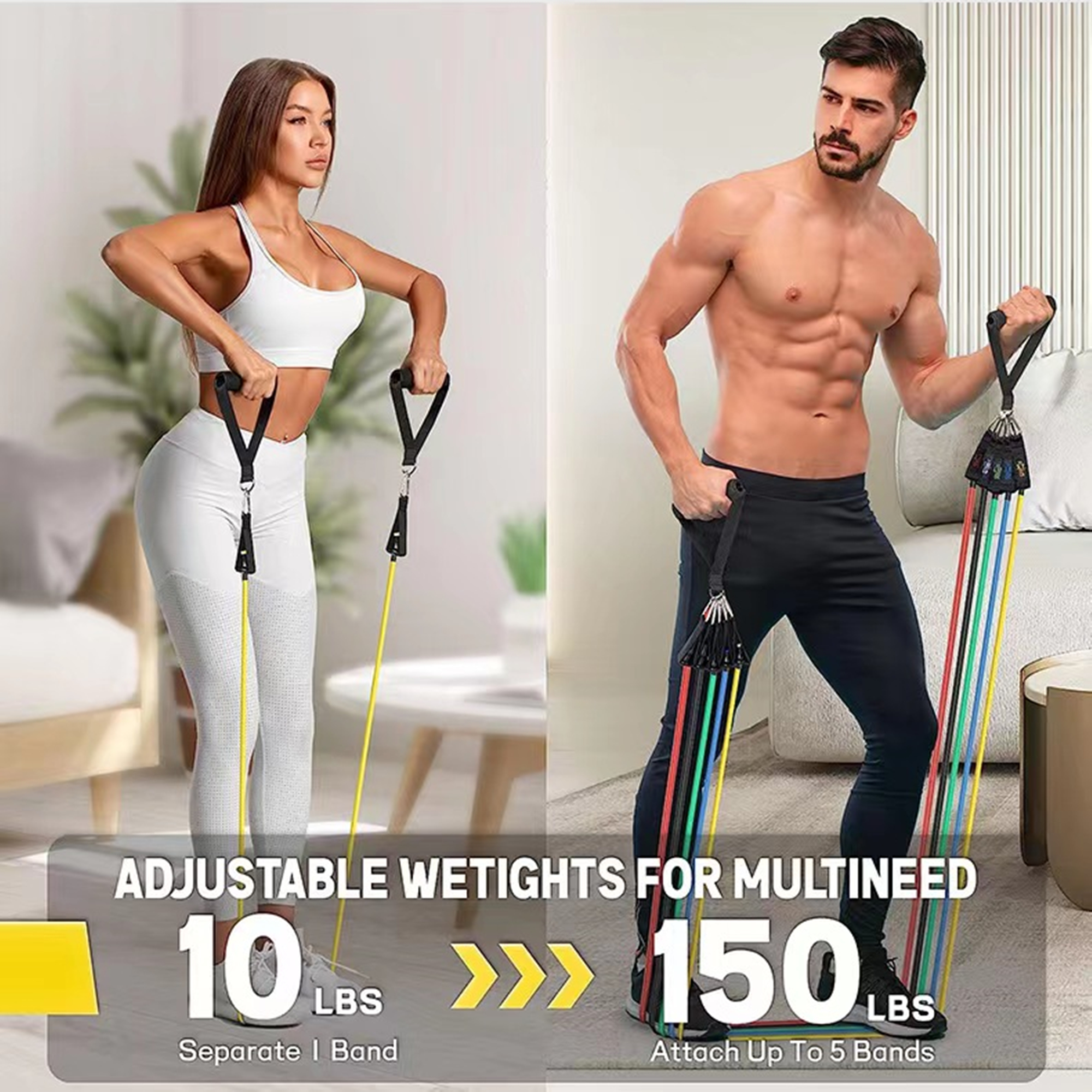 Resistance Bands With Handles 4