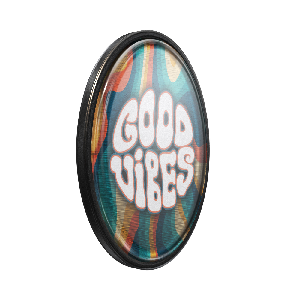 Express Vibraprint 1" x 5/8" Oval Lapel Pin 4