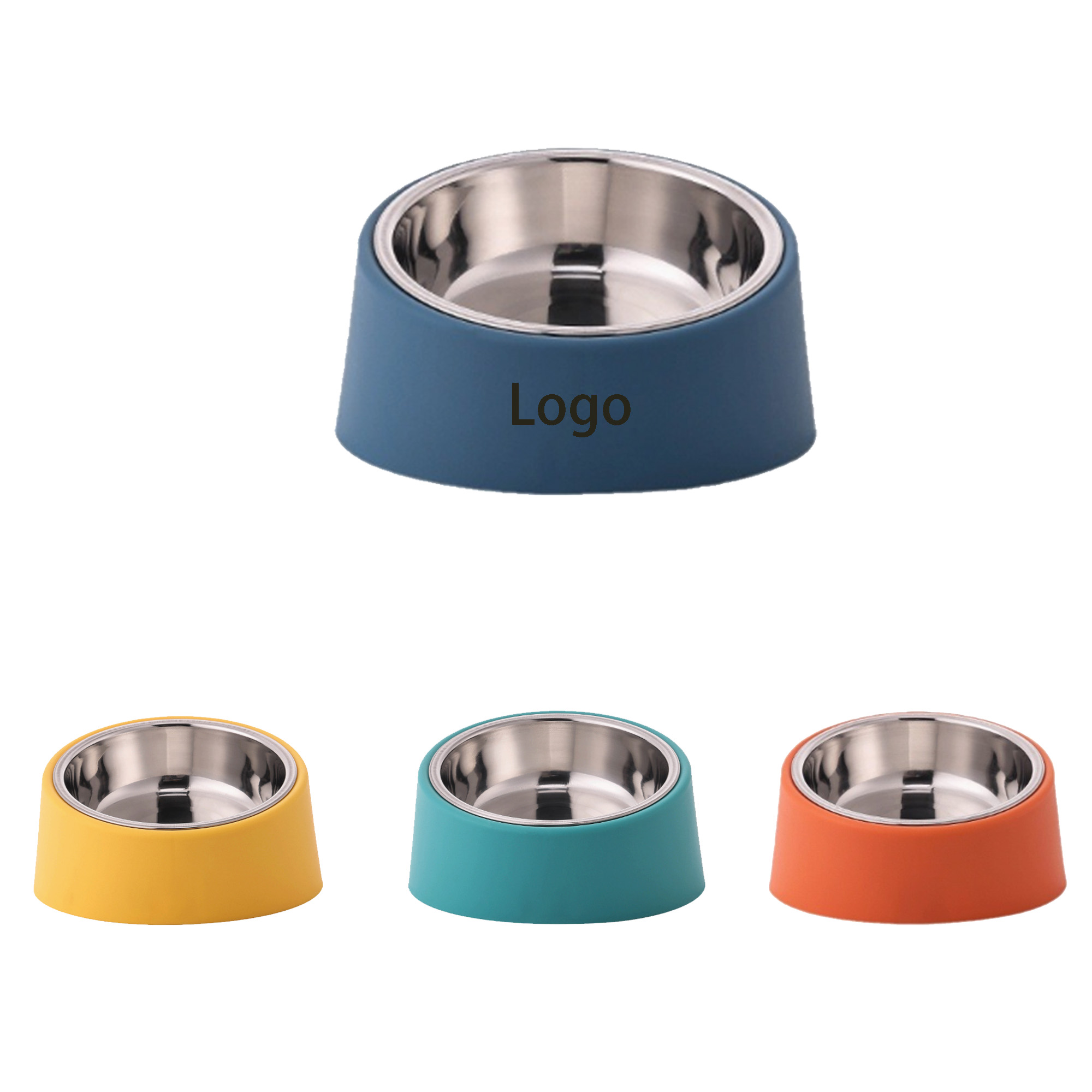 Customizable Stainless Steel Pet Bowls 2