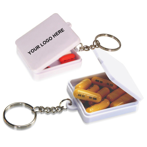 Pill Box Daily Keychain 3