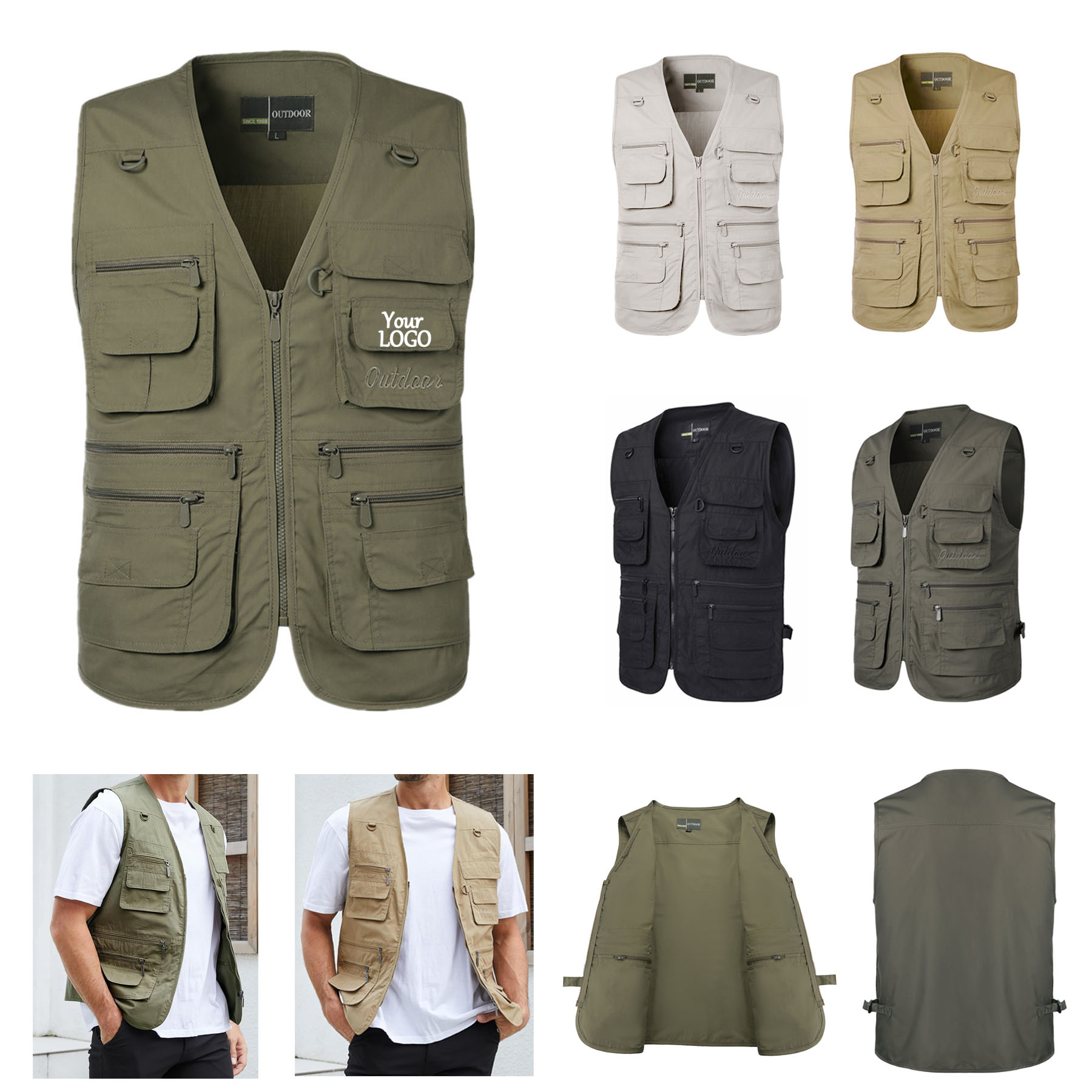 Outdoor vest with Pockets 3