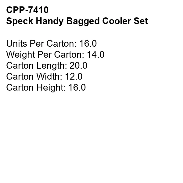 Speck Handy Bagged Cooler Set 4