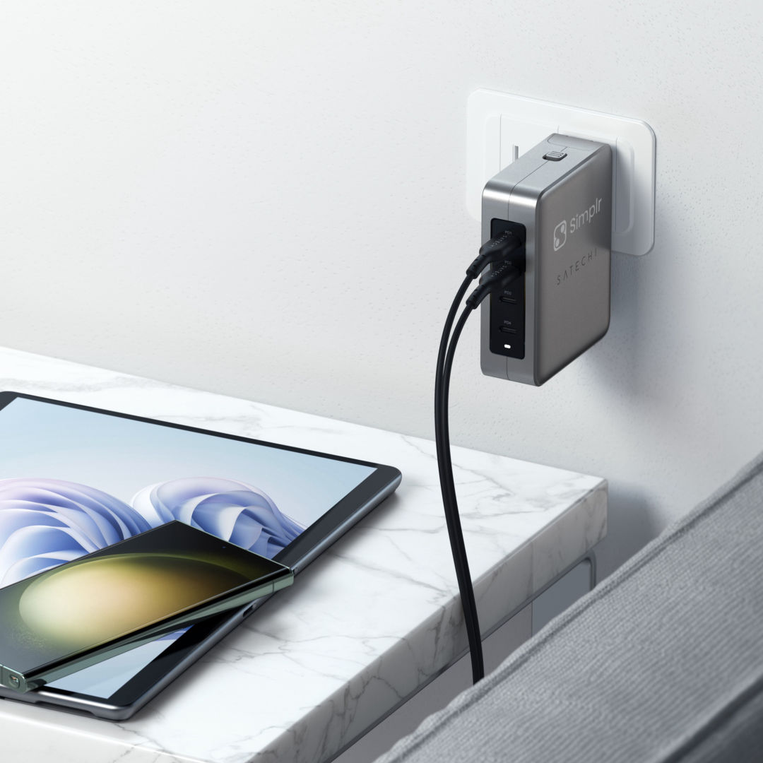 SATECHI® 145W USB-C 4-Port GaN Travel Charger 6