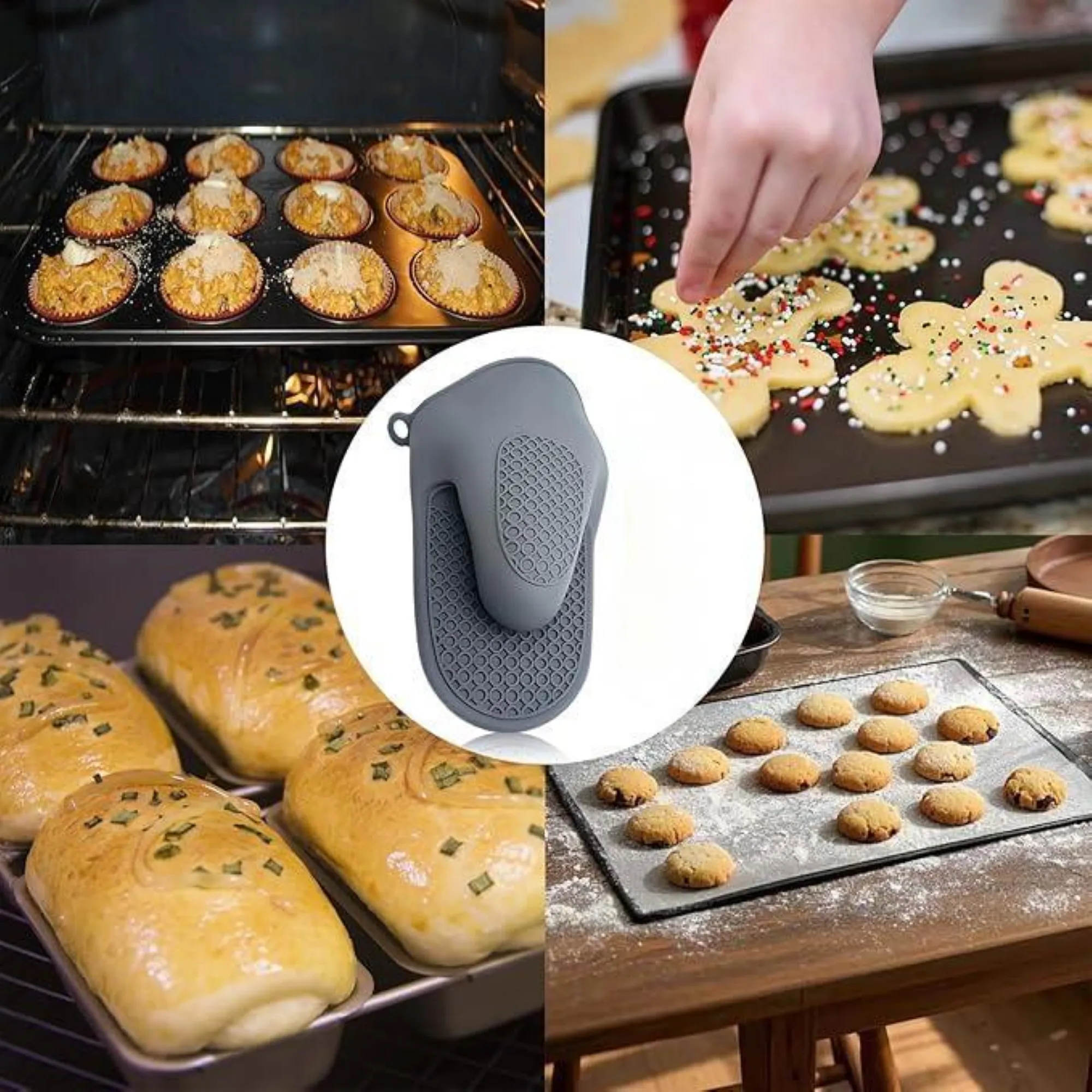 Silicone Anti-heat Gloves for the Kitchen Free Shipping 2
