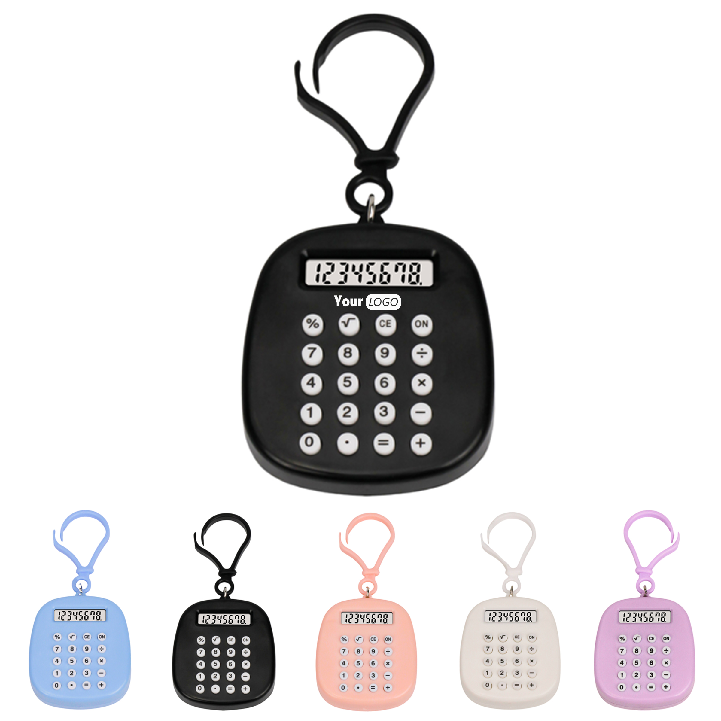 Clip-On Pocket Calculator Keychain 3