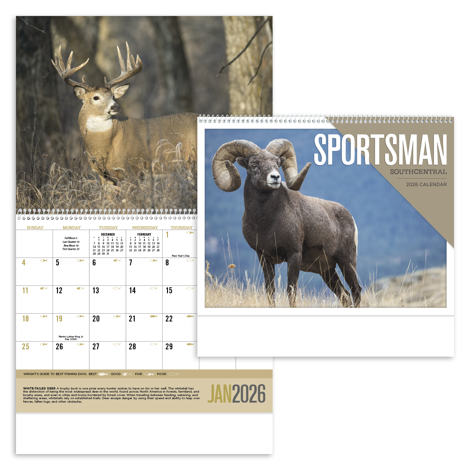 Triumph® Calendars Southcentral Sportsman Calendar 12