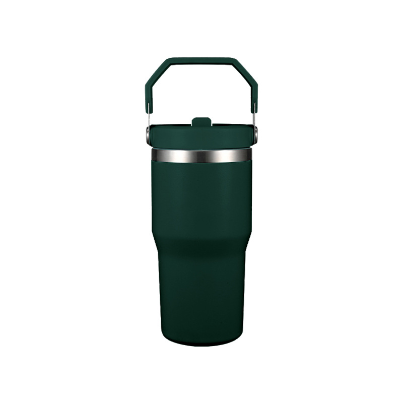 20 Oz. Vacuum Tumbler w/ Handle & Flip Straw Lid 3