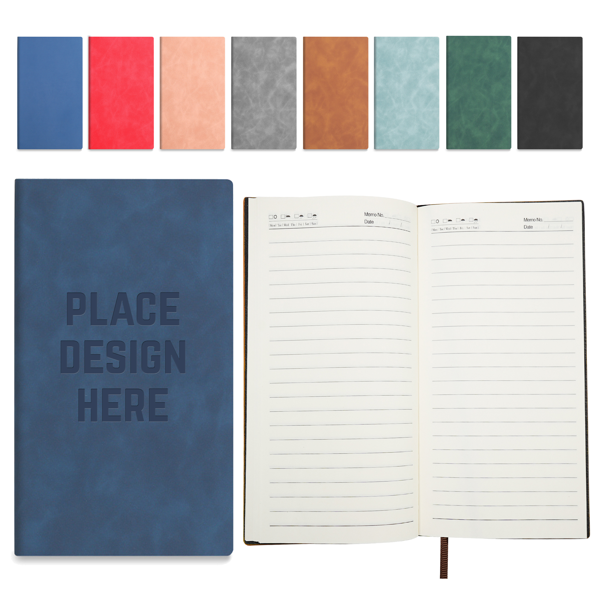 A light luxury gift, including an A6 notebook with a ribbon 1