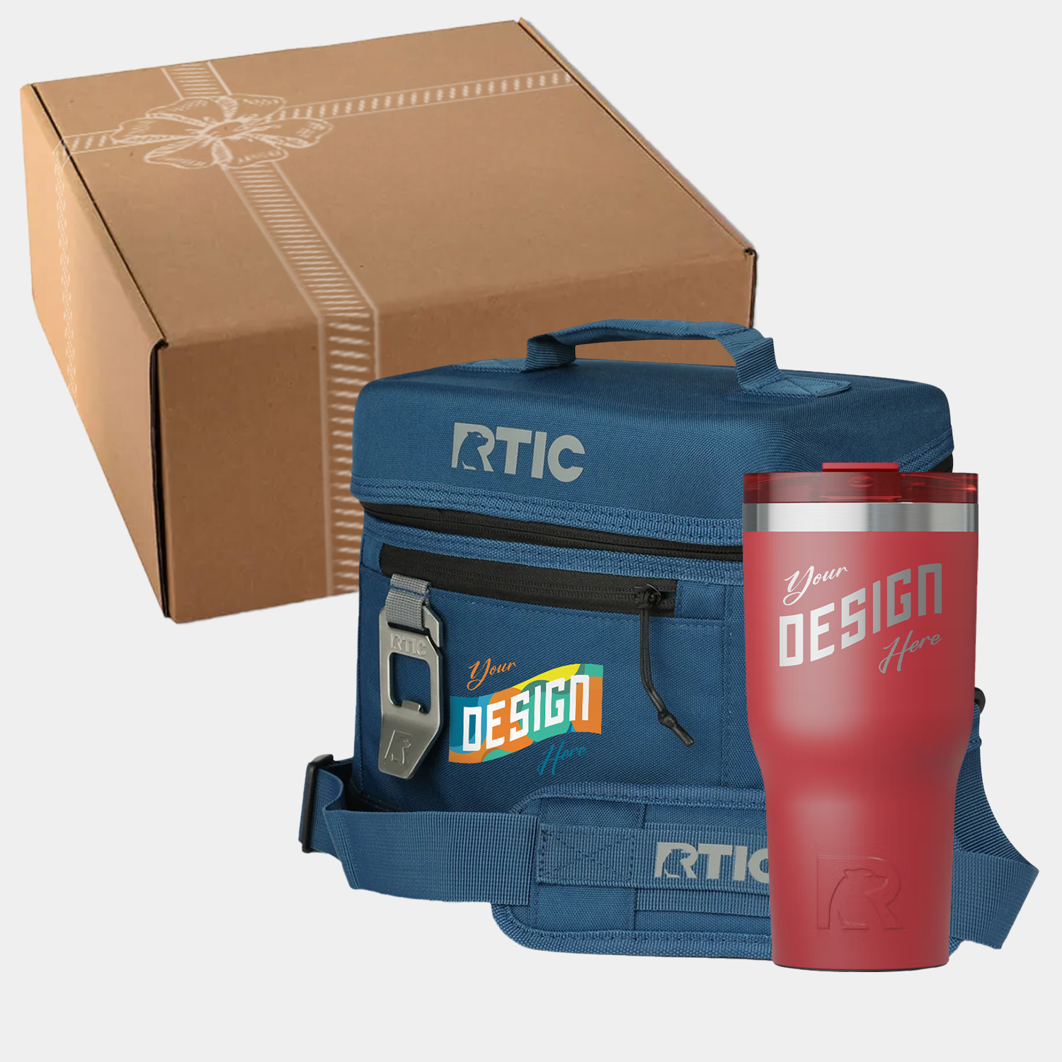 RTIC® 20 oz Tumbler & 8-Can Soft Pack Executive Gift Box Set 1