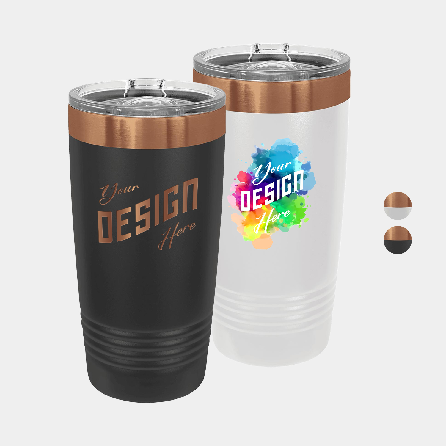 20 oz Polar Camel® Stainless Steel Insulated Ion Plated Ringneck Tumbler 2