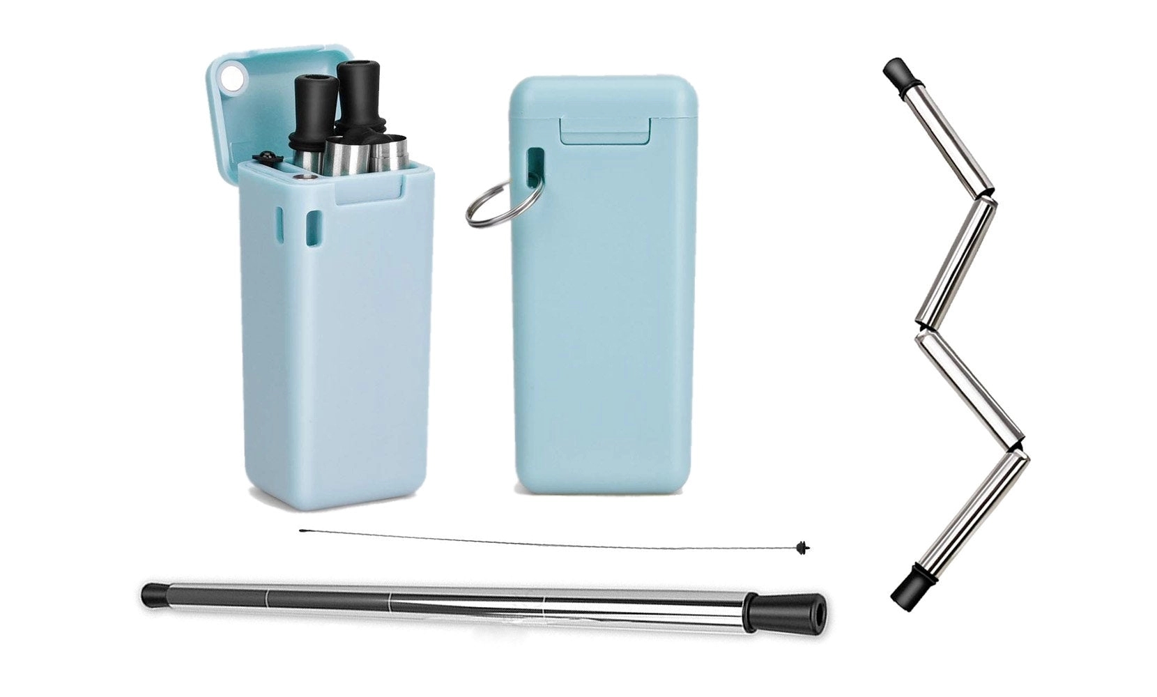 Collapsible Reusable Straw With Case 10