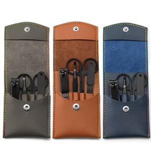4Pcs Manicure Set With Pu Leather Bag 1
