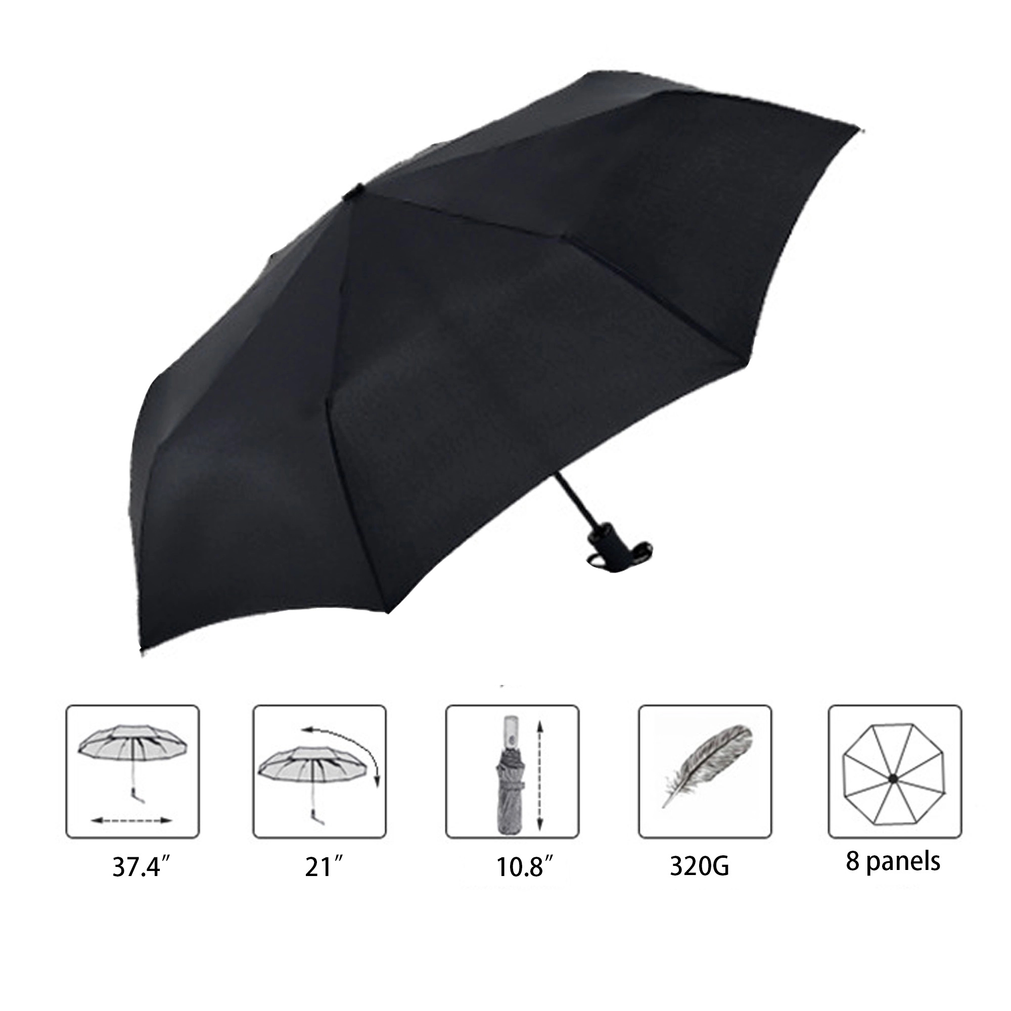 42" Arc Folding Umbrella 2