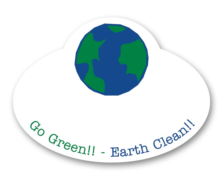 Screen Printed Poly Name Badge (2.125"x2.875") Oval w/Bump