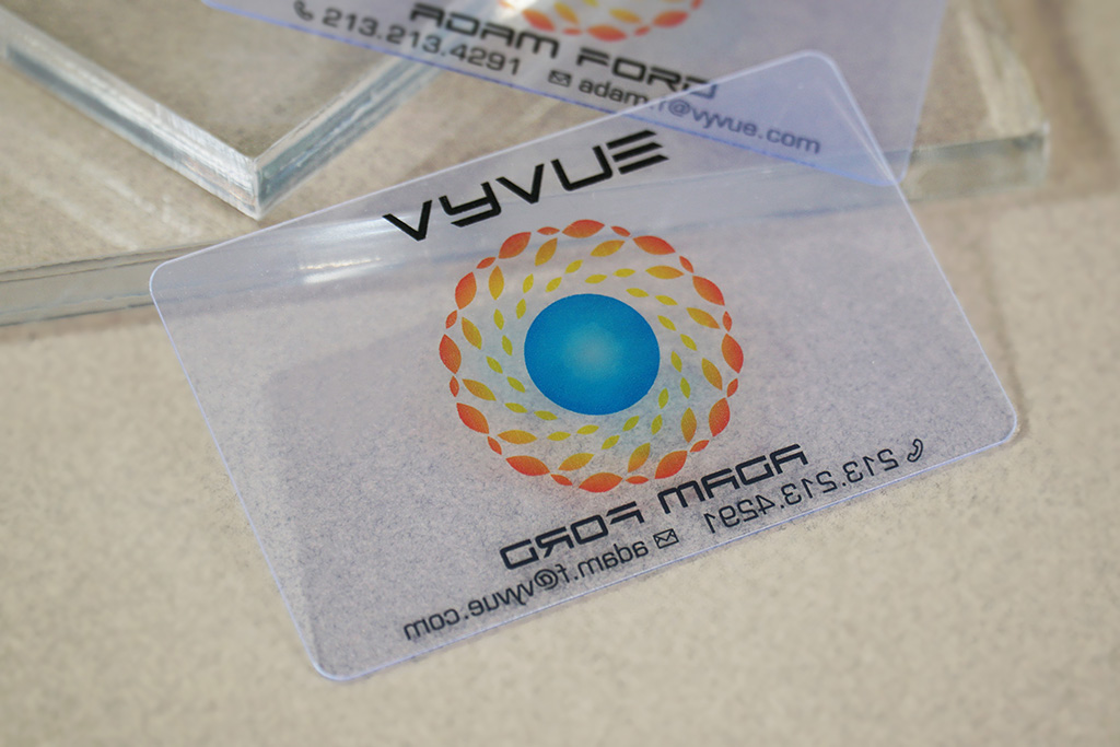 Quick Clear Plastic Business Cards 4