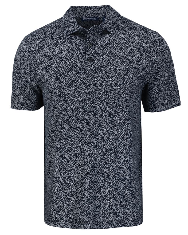 Cutter & Buck Pike Recycled Pebble Print Mens Polo 29
