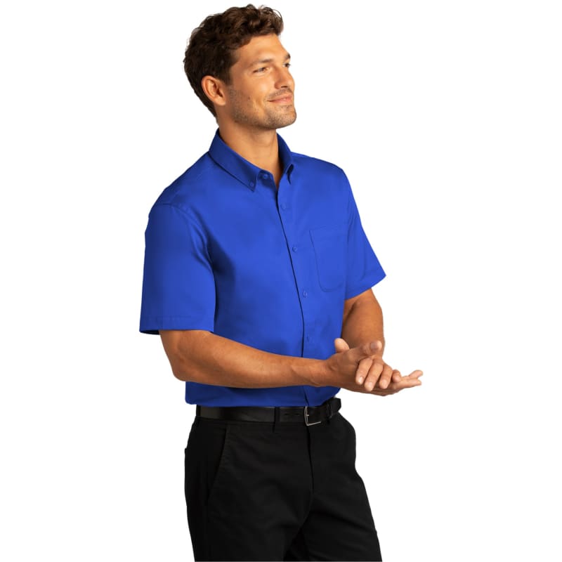 Port Authority Short Sleeve SuperPro React Twill Shirt. 64