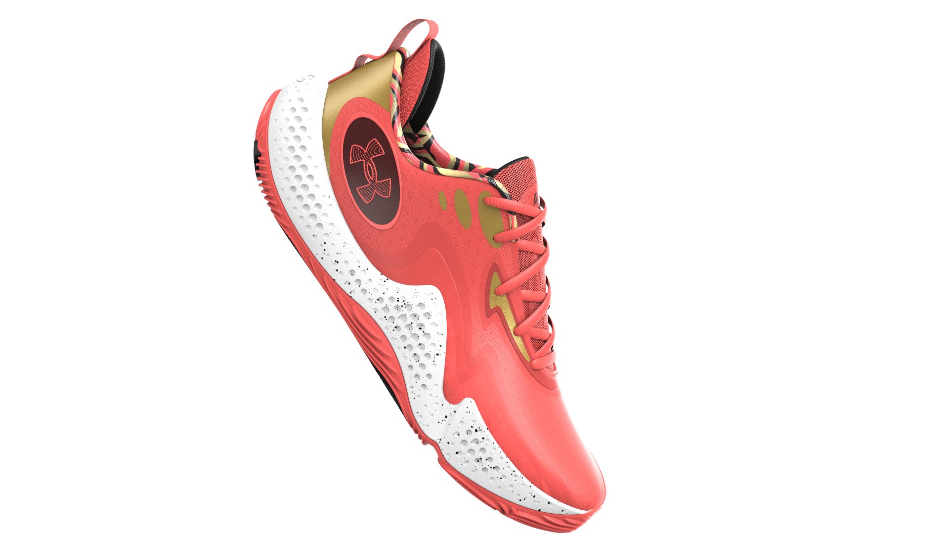 Unisex UA Spawn 5 Let's 3 Basketball Shoes  3