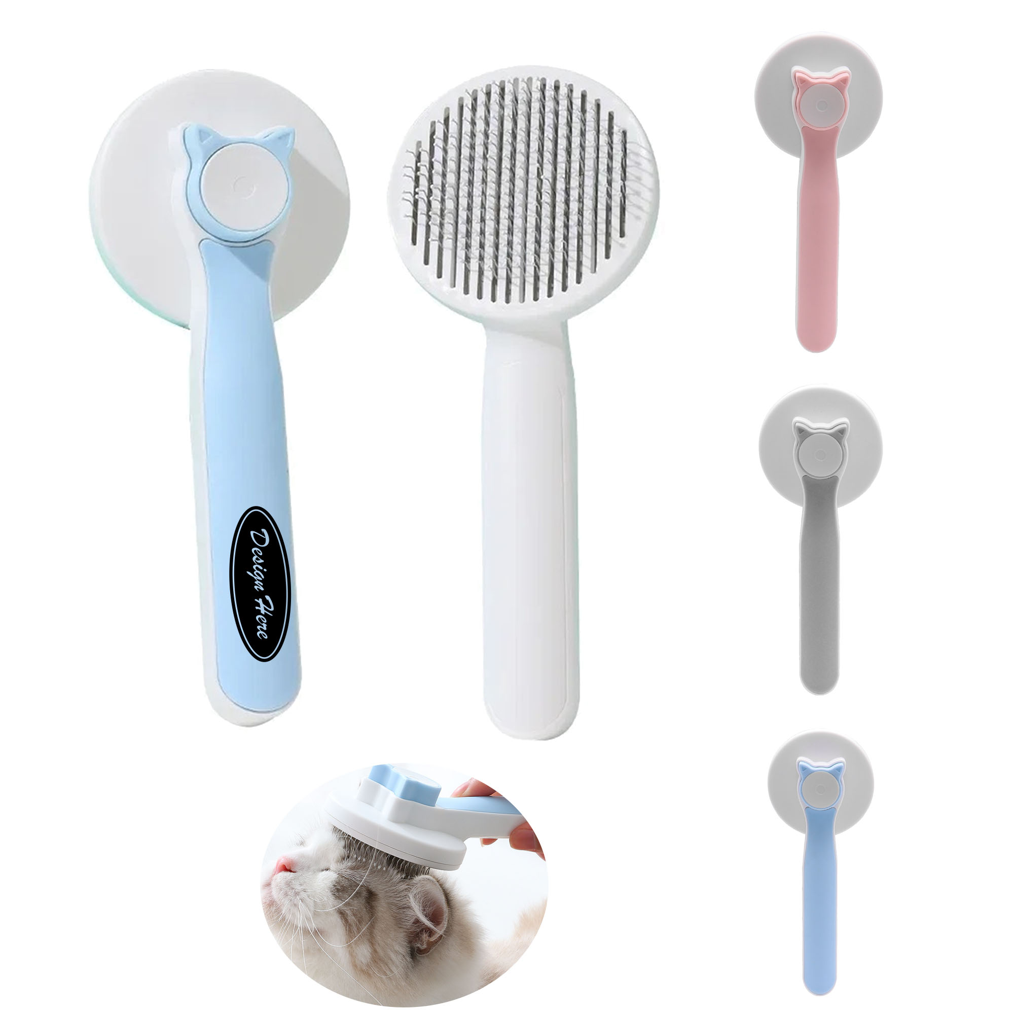 Gentle Grooming Brush for Happy Pets 2
