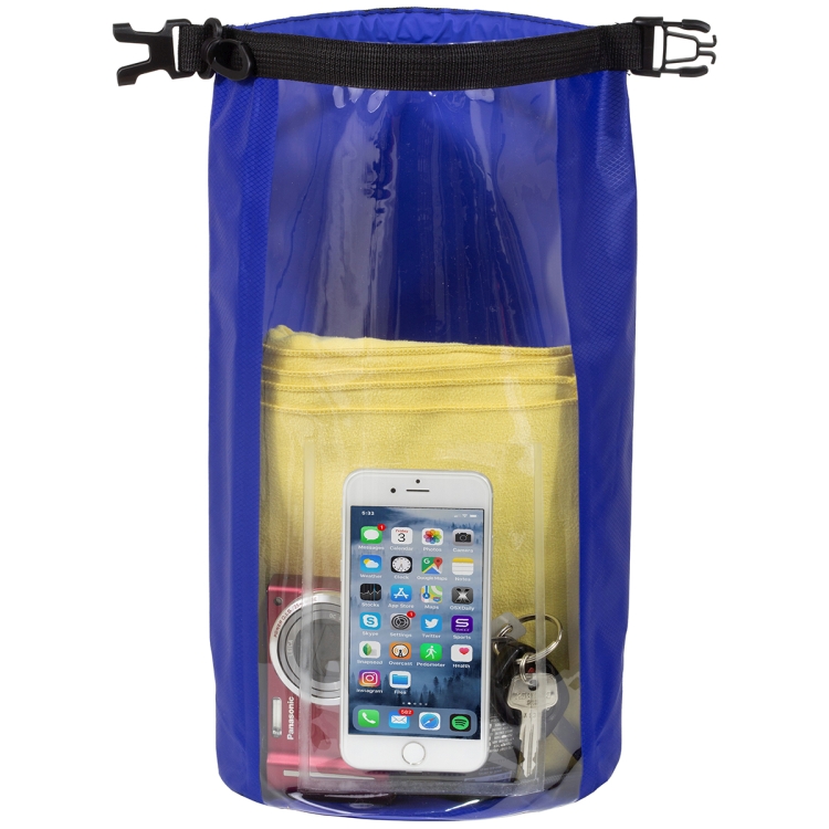 "The Navagio" 5.0 Liter Water Resistant Dry Bag With Clear Pocket Window 32