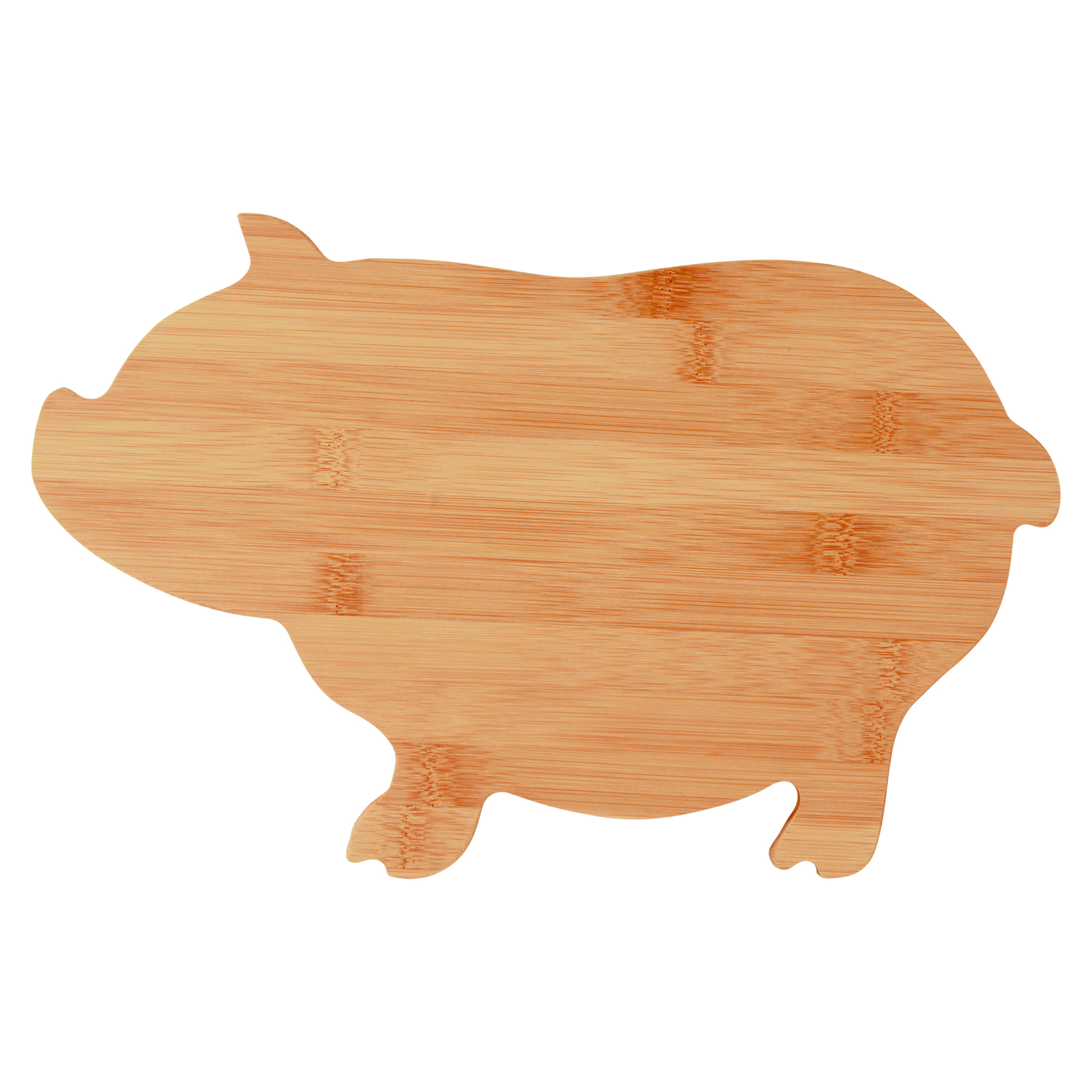 Bamboo Pig-Shaped Cutting Board 2
