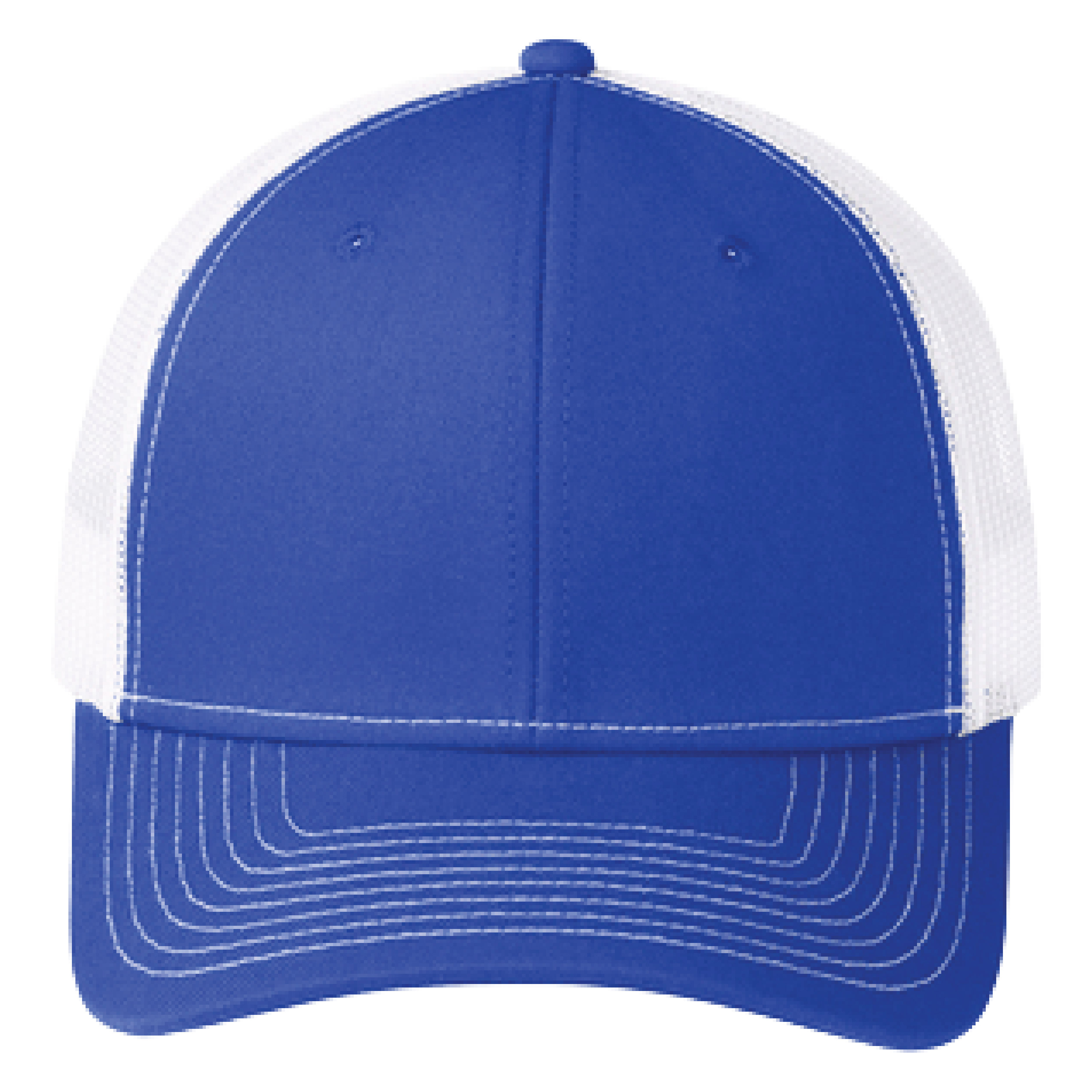 Port Authority C402 6-Panel Snapback Trucker Hat w/Leatherette Adhesive Patches or Embroidery 135