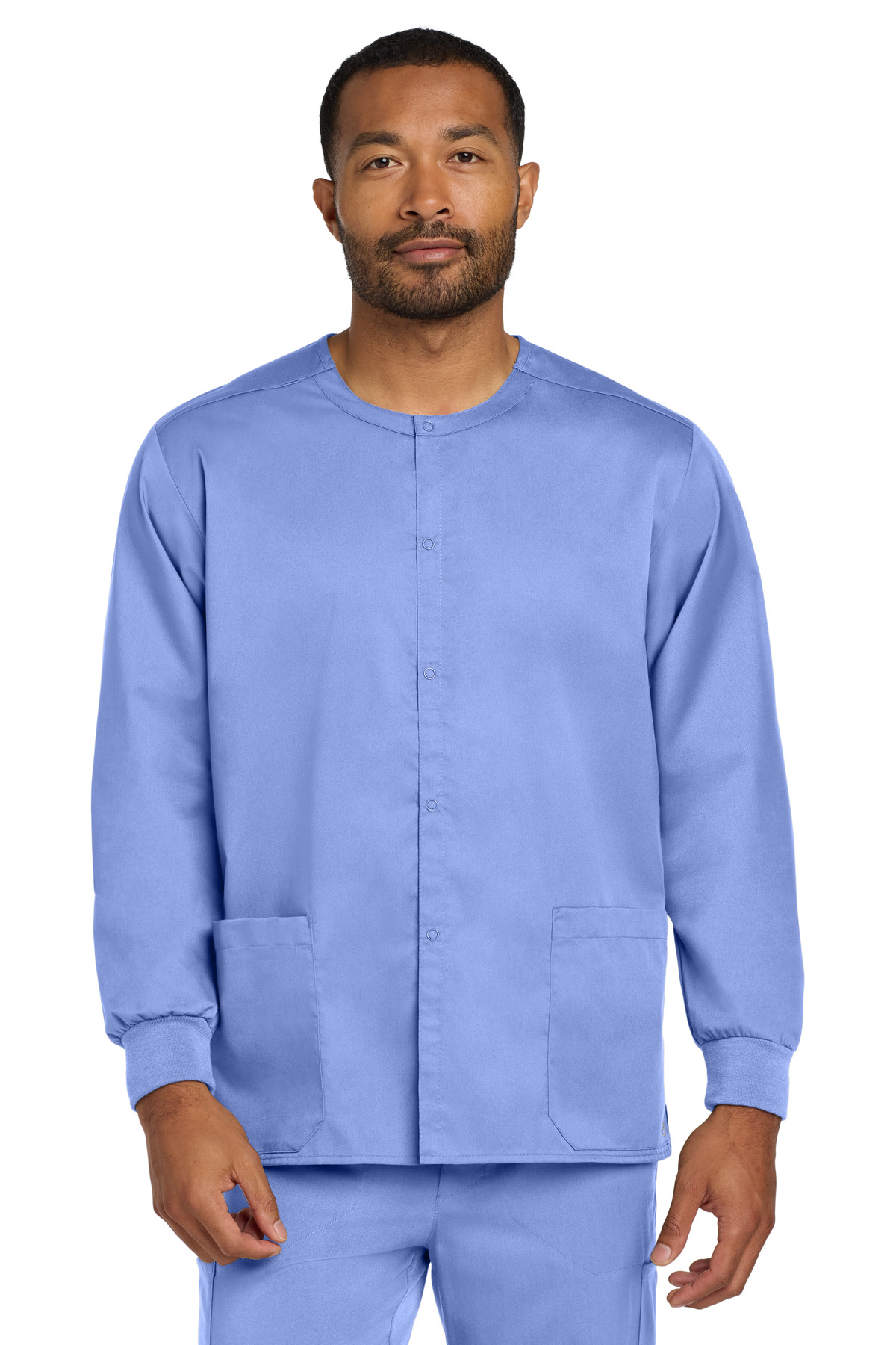 Wink® Unisex WorkFlex Snap-Front Scrub Jacket 24