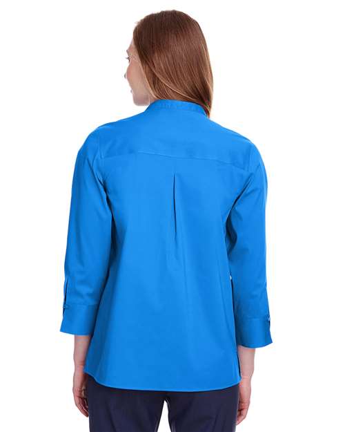 Women's Crown Collection® Stretch Broadcloth Three-Quarter Sleeve Blouse - DG560W 31