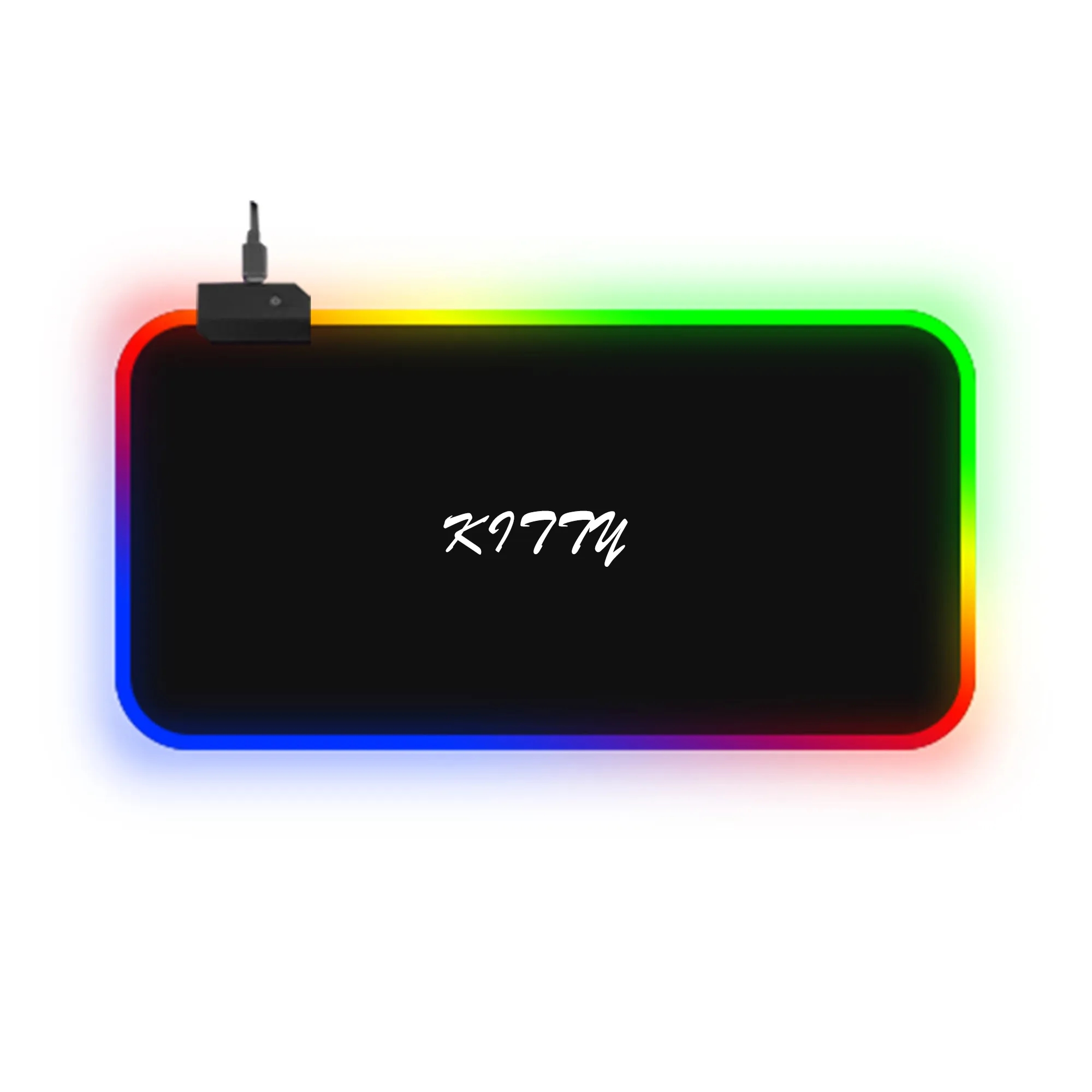 Led Glowing Colorful Rgb Rubber Desk Mat 3