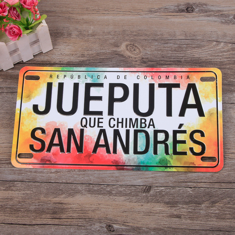 Custom Aluminum License Plate 2