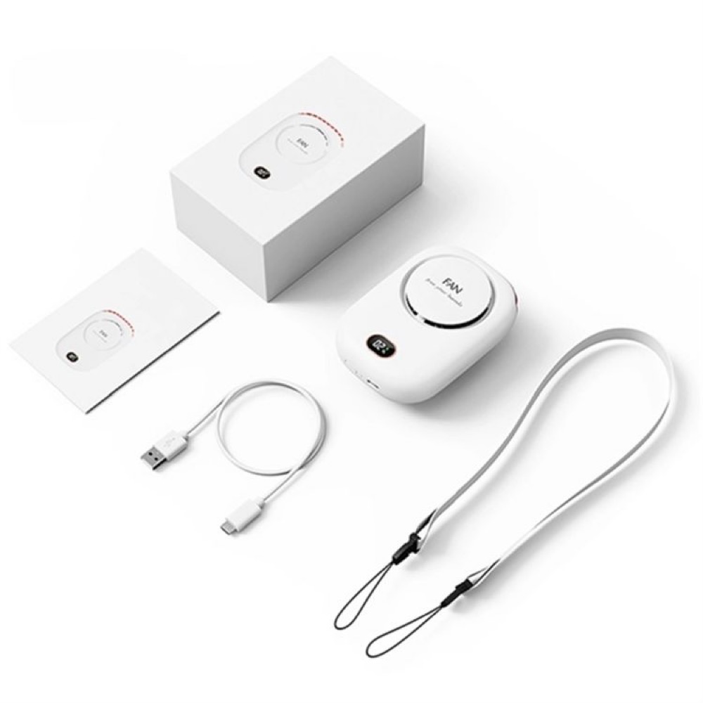 Neck-Hanging USB Desktop Fan  Dual-Use Design 1