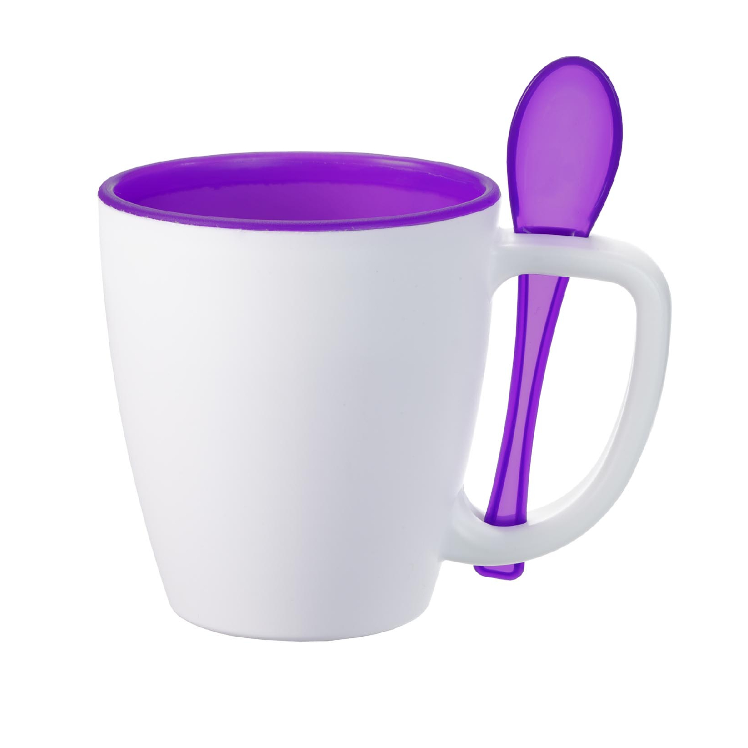 Double Wall Insulated Mug with Spoon, 14 oz. 4