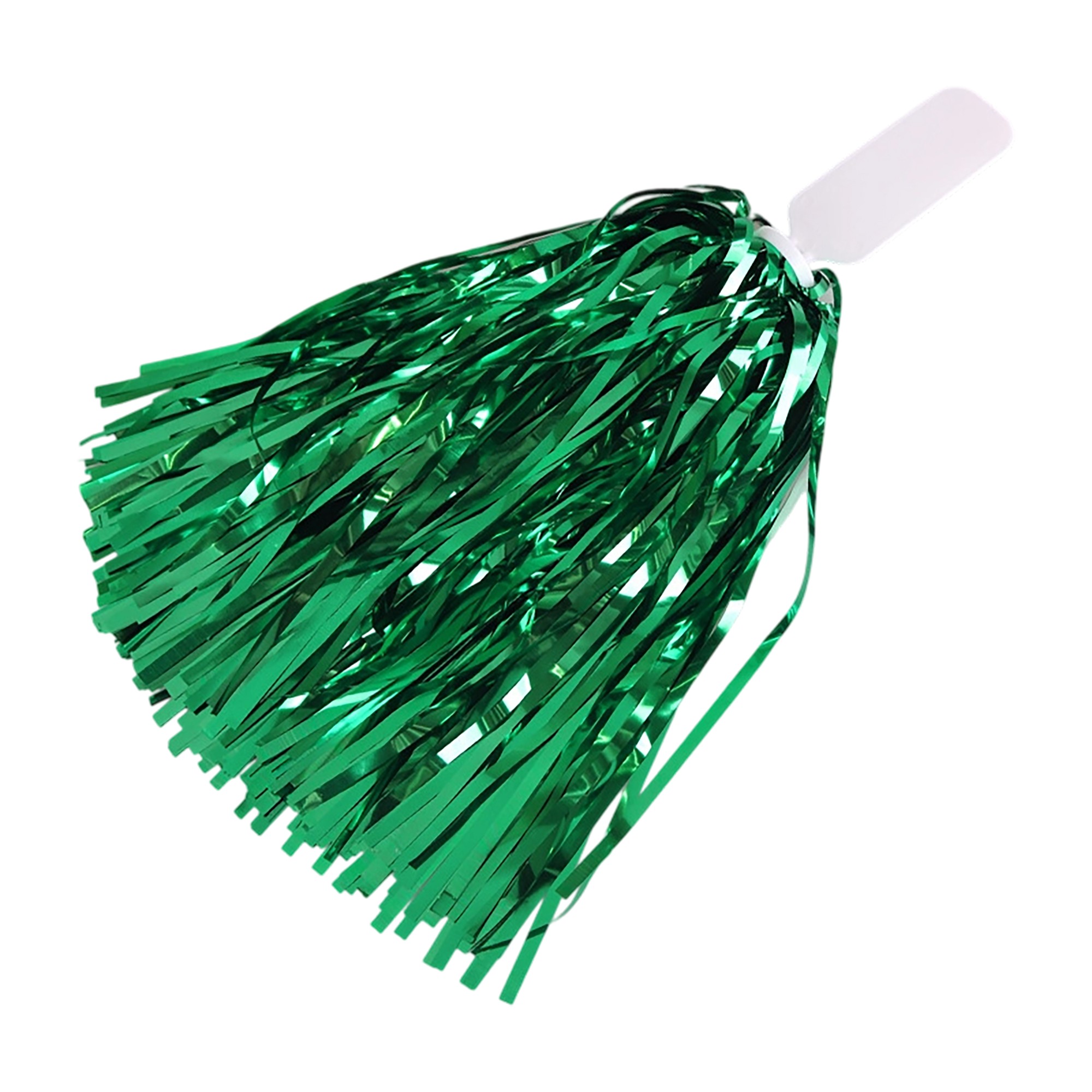 PET Material Cheerleader Pom With Plastic Handle 11.8" 8