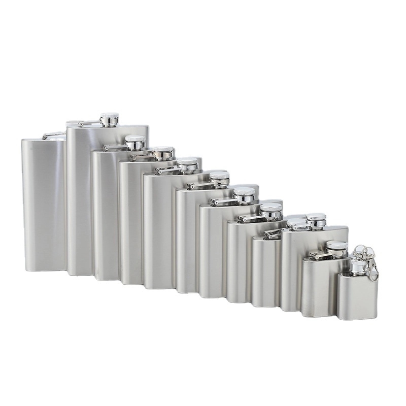 6oz Stainless Steel Hip Flask 1