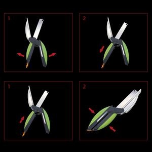 2 In 1 Smart Scissors Cutter With Detachable Cutting Board 5
