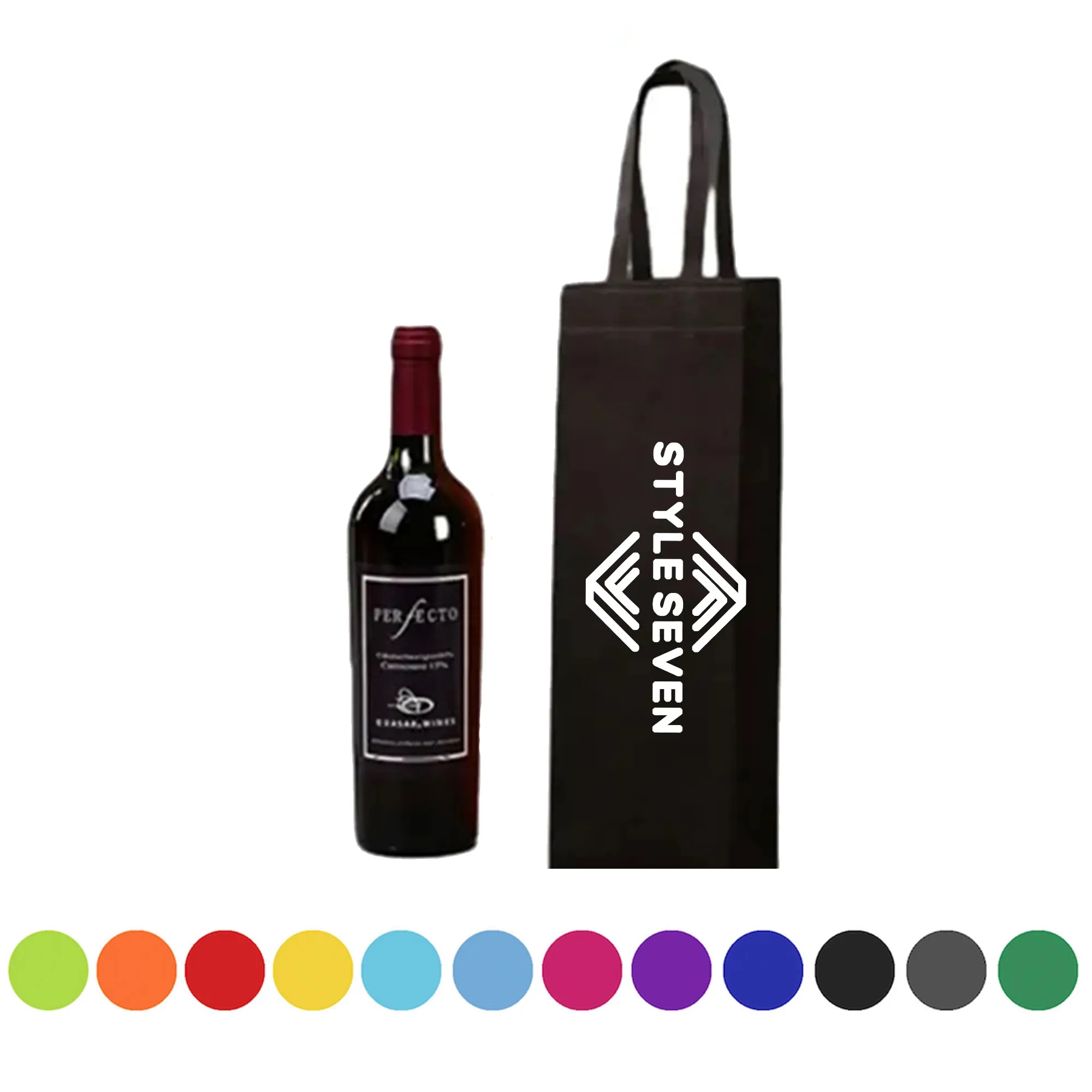 Non Woven Two Bottle Wine Bags 1