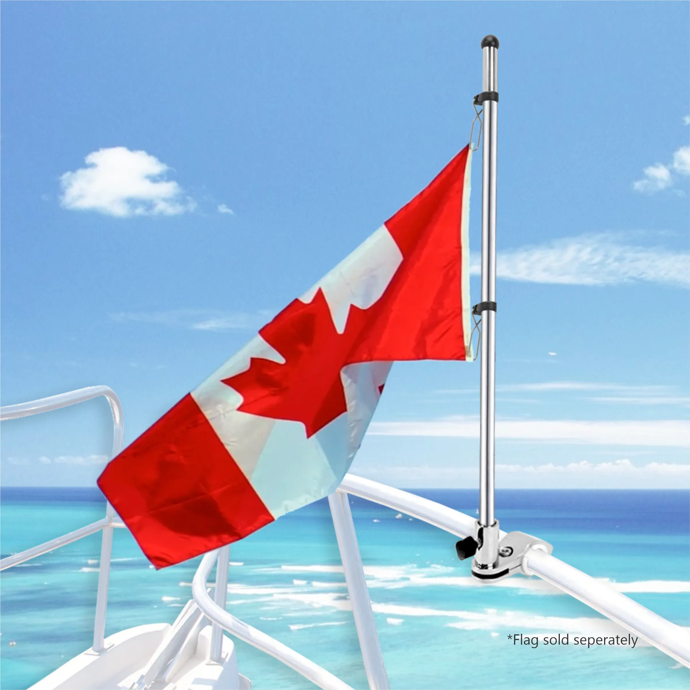 37" Heavy Duty Boat Flag Pole 11