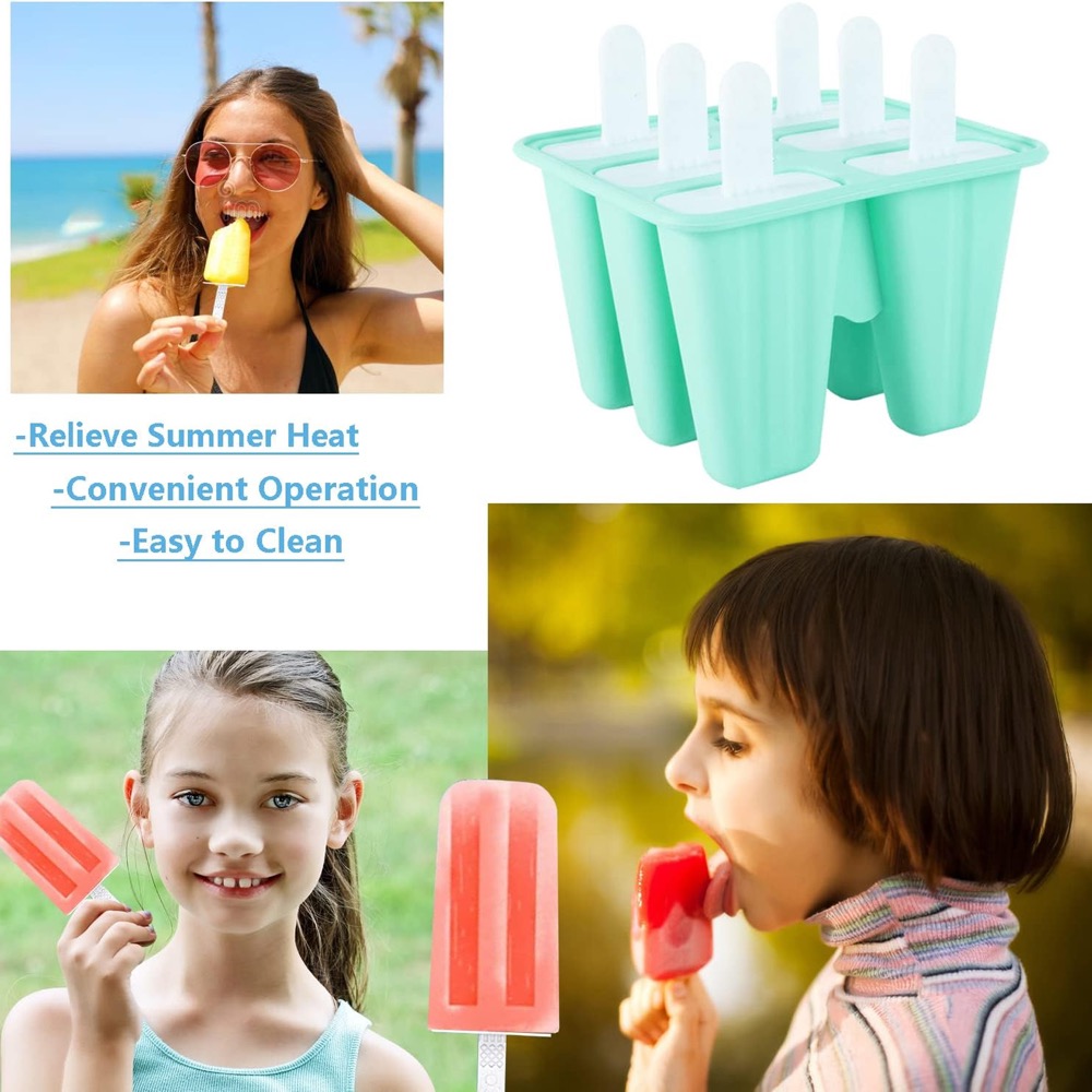 Silicone Ice Pop Mold For 6 Pieces 4
