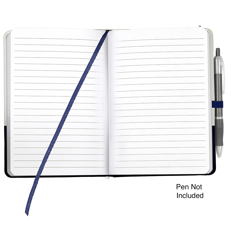 "Capitola" Notepad Notebook with Pen Loop 6