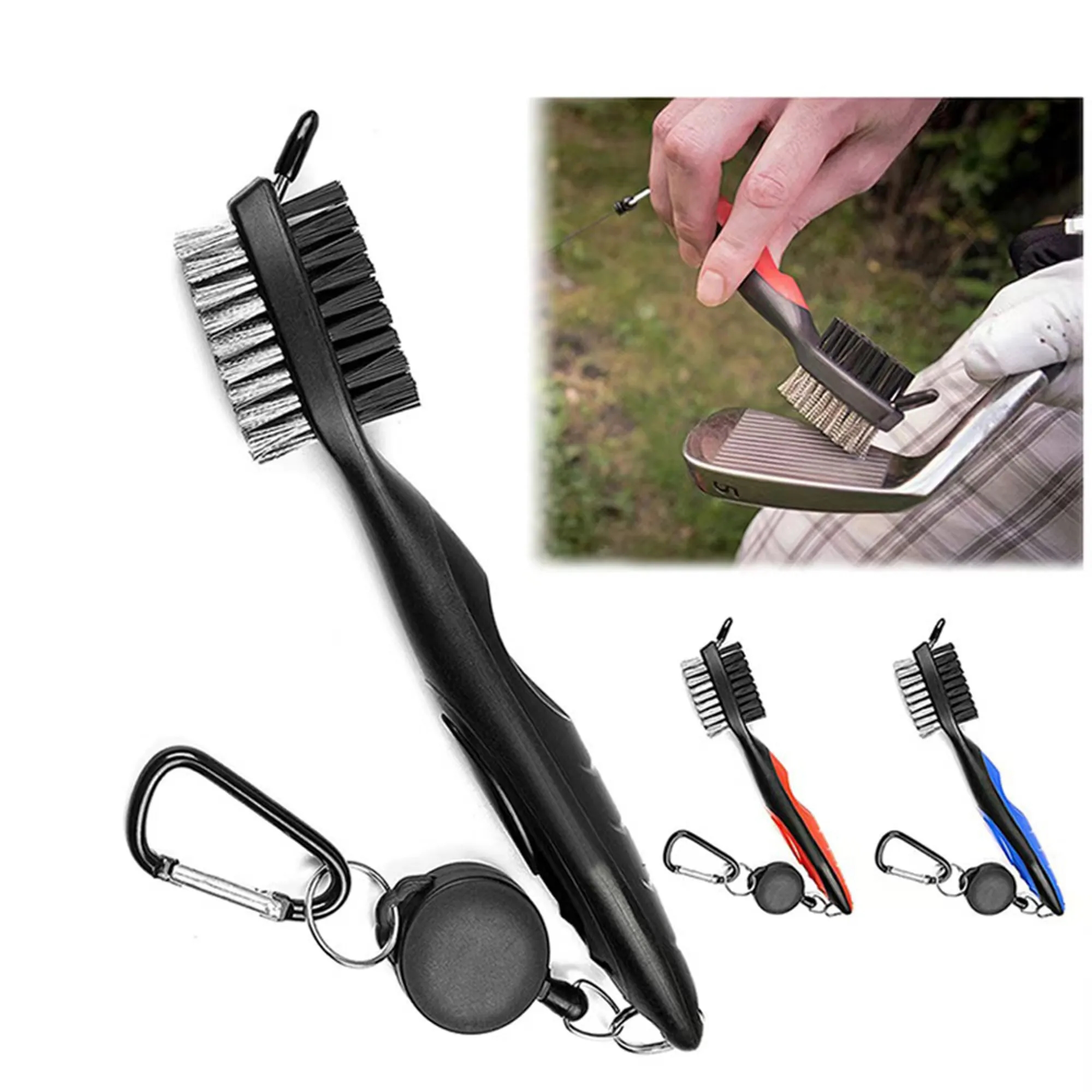 Double-Sided Golf Club Brush With Customizable Logo 2